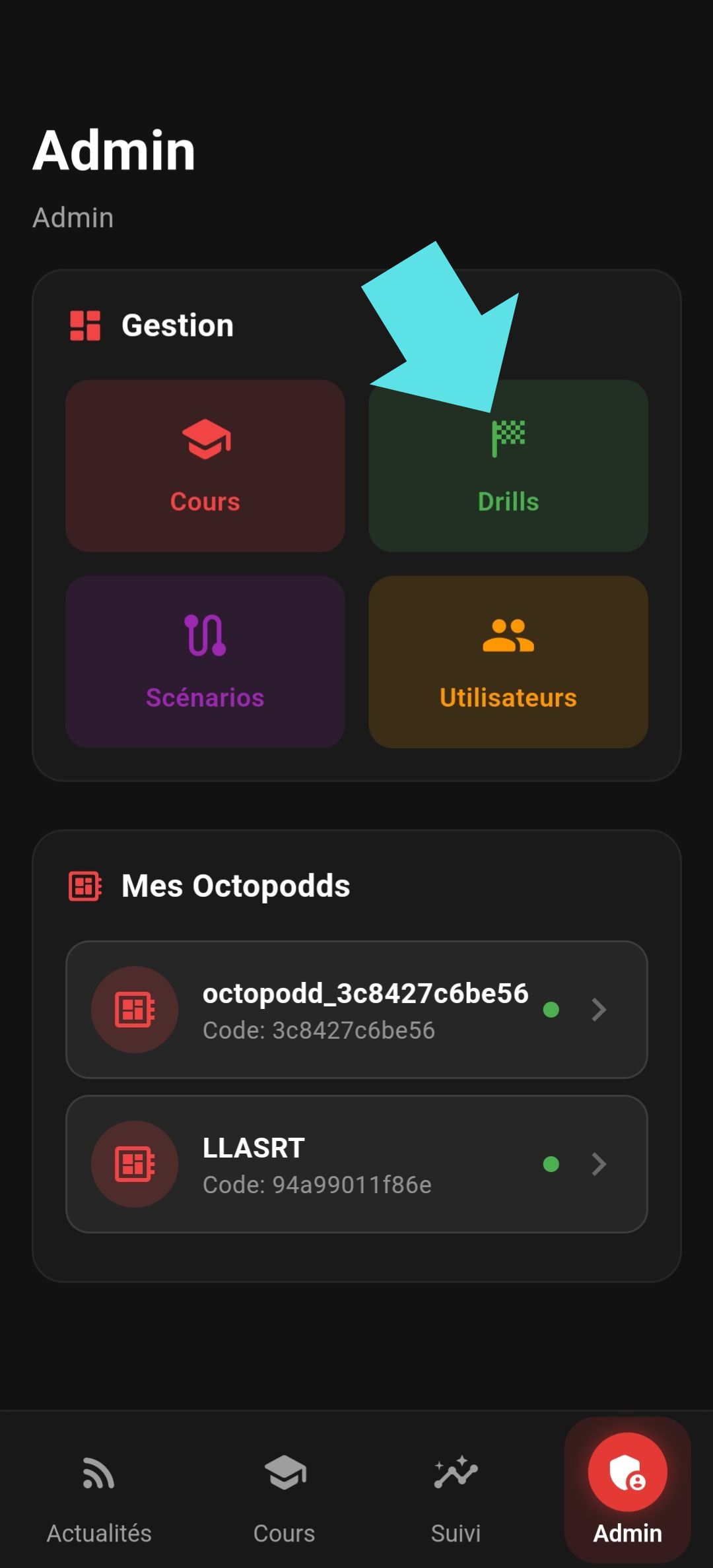 Creare un drill - fase 1